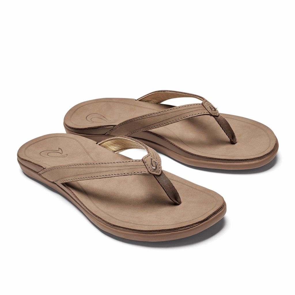 Sandalias Olukai ‘Aukai - Chanclas Mujer Cafes 20045-792